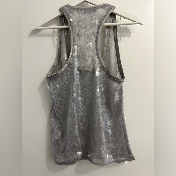 Sequin Tanktop XS Silver - Picture 5 of 6